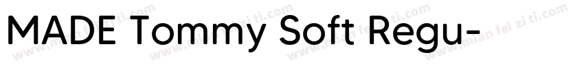 MADE Tommy Soft Regu字体转换